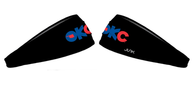 OKC Baseball Club Primary Junk Headband- Black