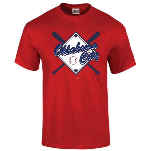 OKC Baseball Club OKC Script Tee